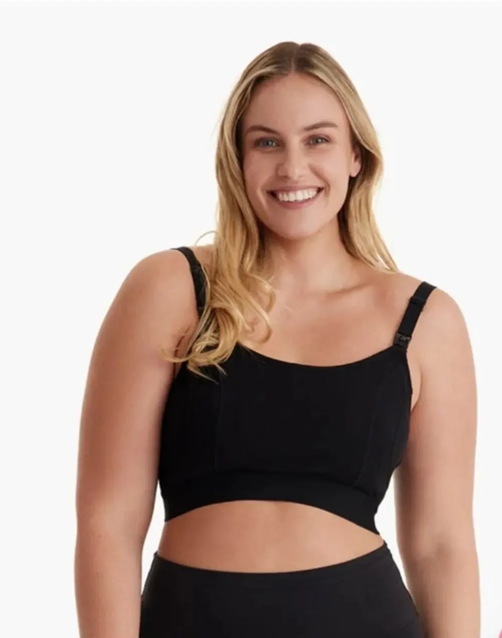Momcozy The Original Basic Pumping Nursing Bra Black XL